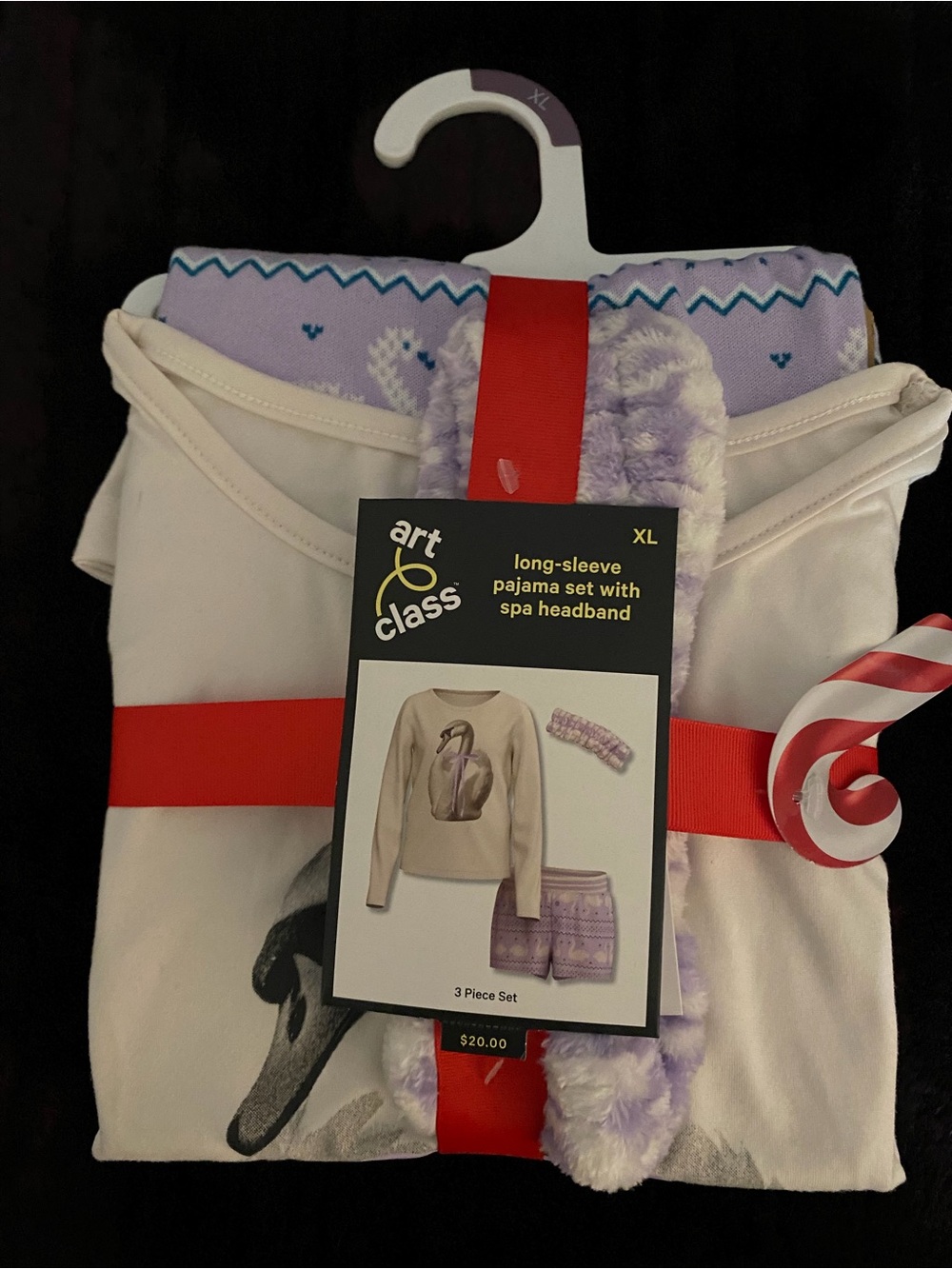art class Cream and Lilac Women's Crewneck Pajama Set